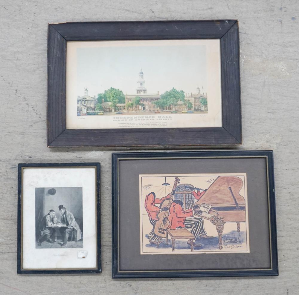 EIGHTEEN ASSORTED FRAMED WORKS