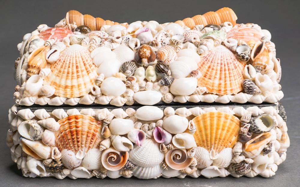 SHELL DECORATED JEWELRY BOXShell