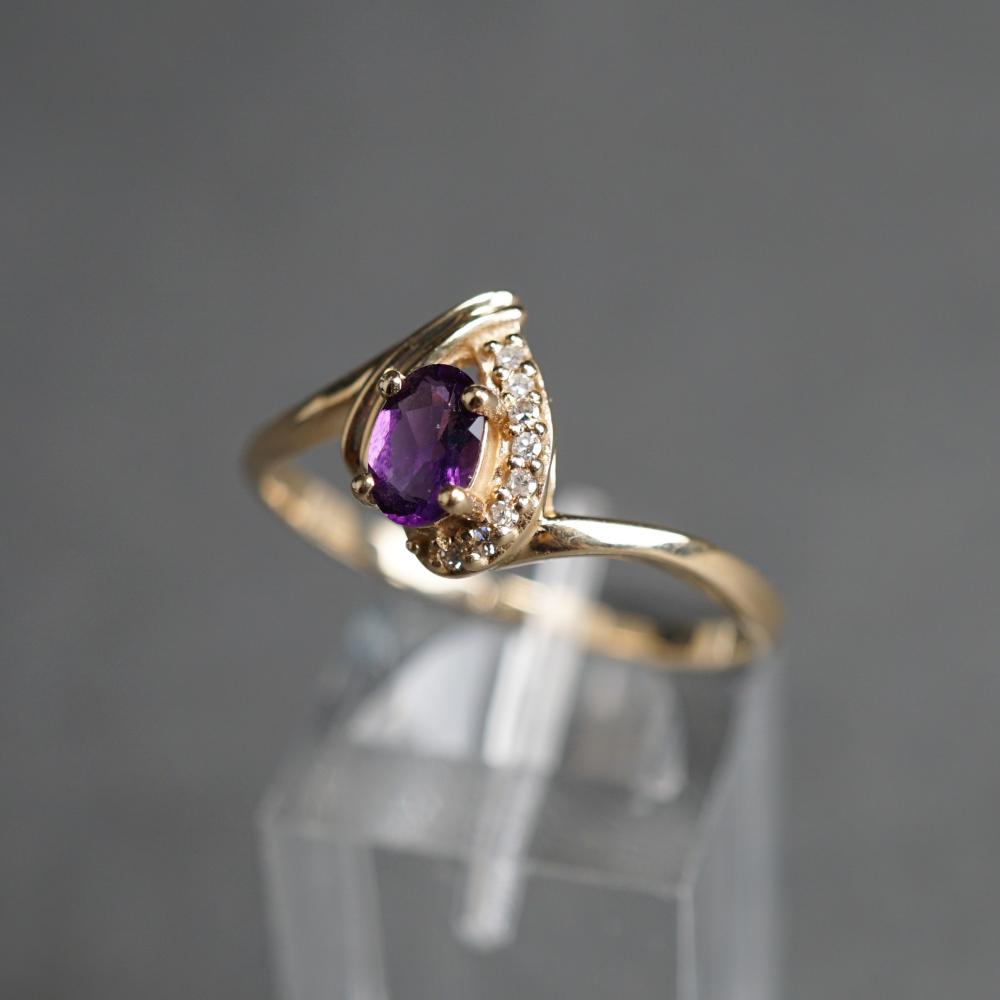 14 KARAT YELLOW GOLD AMETHYST 32cca7