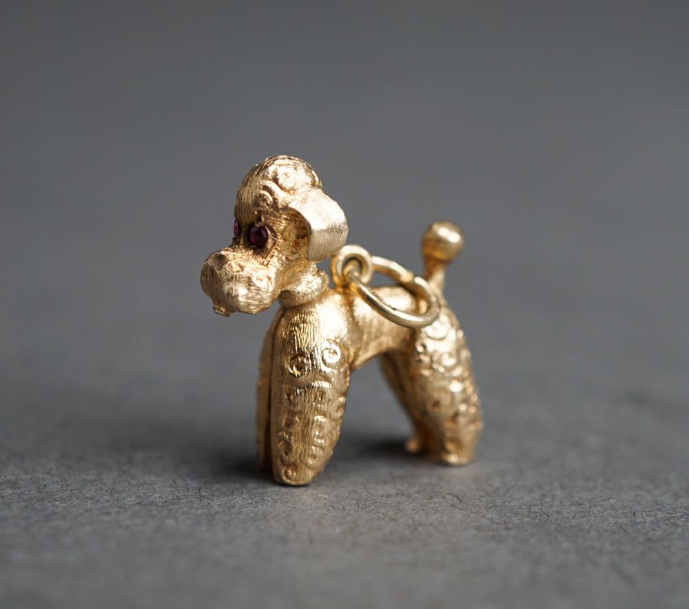 14-KARAT YELLOW-GOLD ‘POODLE’