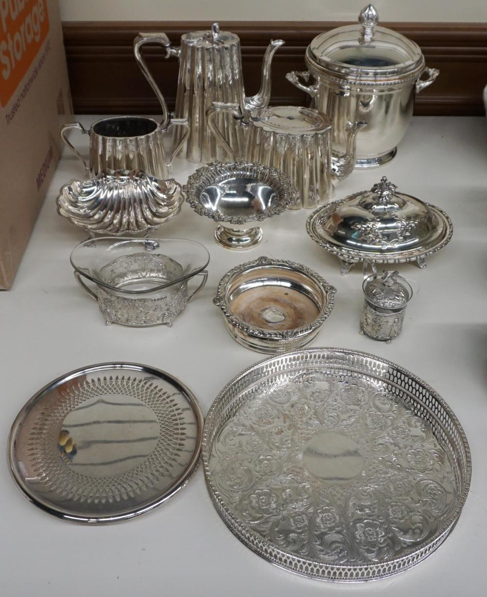 COLLECTION OF ASSORTED SILVERPLATED