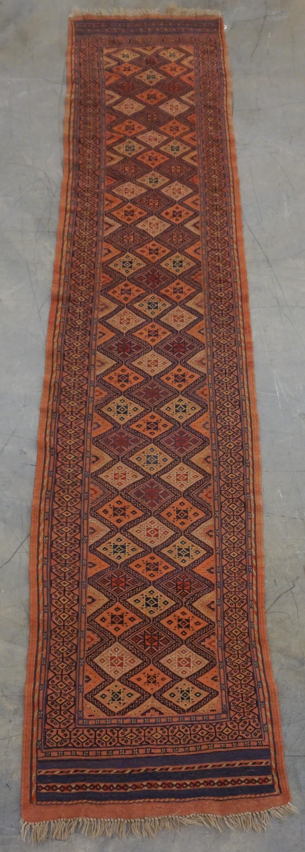 AFGHAN FLATSTITCH RUNNER, 12 FT