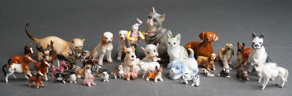 COLLECTION OF CERAMIC AND OTHER ANIMAL