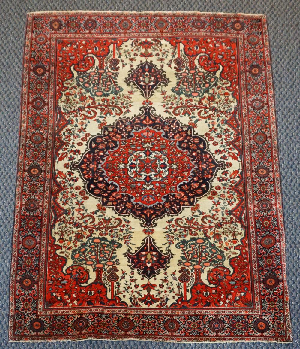 FARREGHAN SAROUK RUG, 6 FT 4 IN