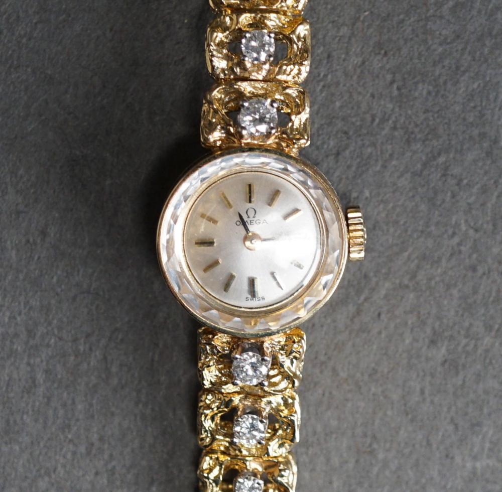 LADIES OMEGA 14 KARAT YELLOW GOLD 32cf07