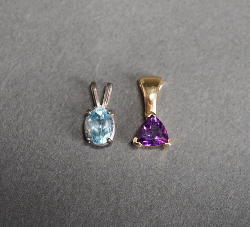 14-KARAT YELLOW-GOLD AND AMETHYST