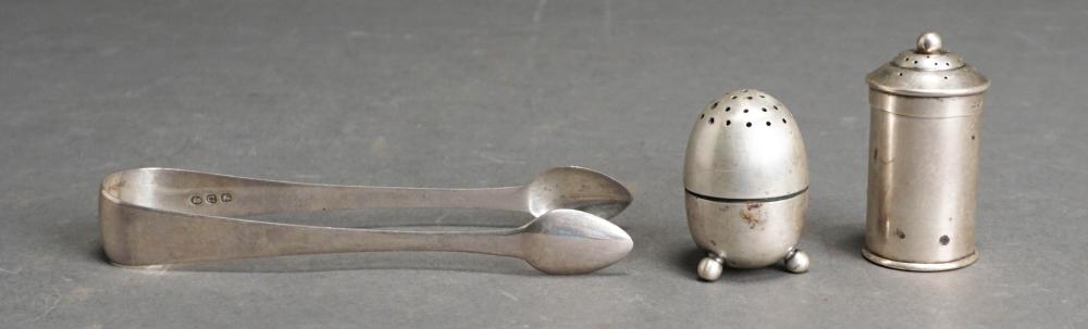 RUSSIAN SILVER EGG FORM SHAKER  32cf34