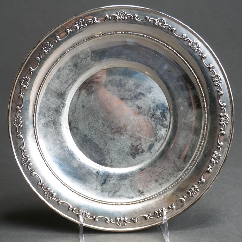 GORHAM STERLING SILVER DISH, 8.3