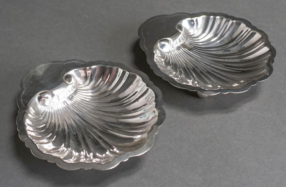 PAIR SANBORNS STERLING SILVER SHELL FORM 32cf8e