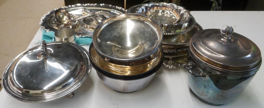 COLLECTION OF SILVERPLATE HOLLOWWARE