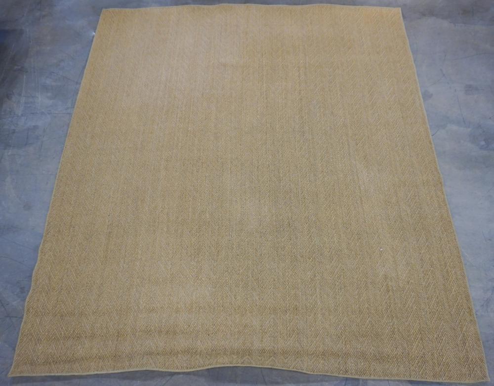 MODERN WOVEN CARPET, 9 FT X 12