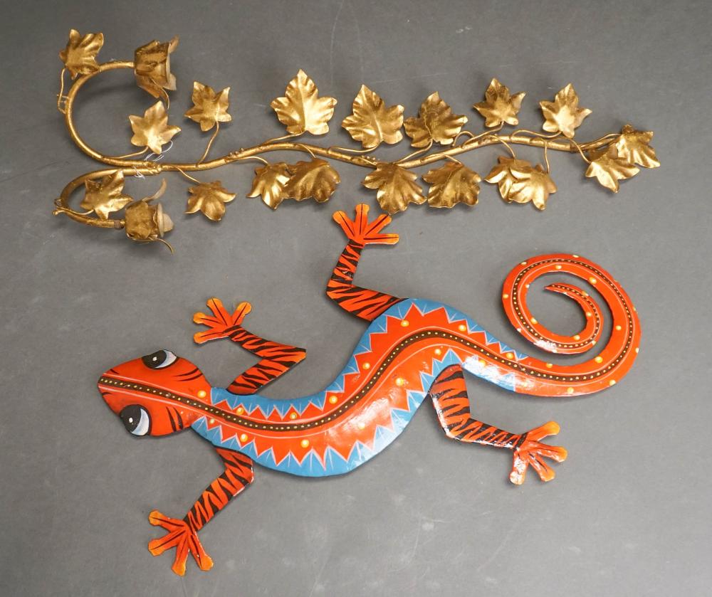 GROUP OF ASSORTED PAINTED METAL