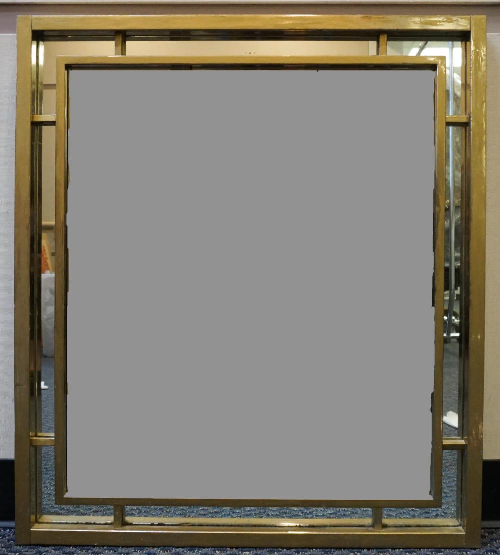 CONTEMPORARY GOLD PAINTED MIRROR