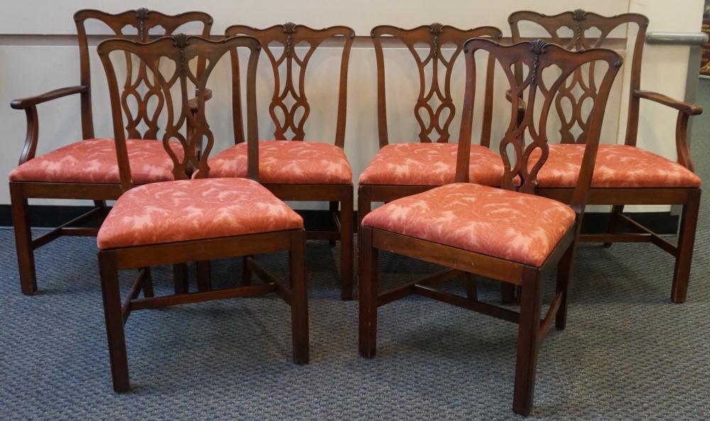 SET OF SIX GEORGE III STYLE MAHOGANY 32a949