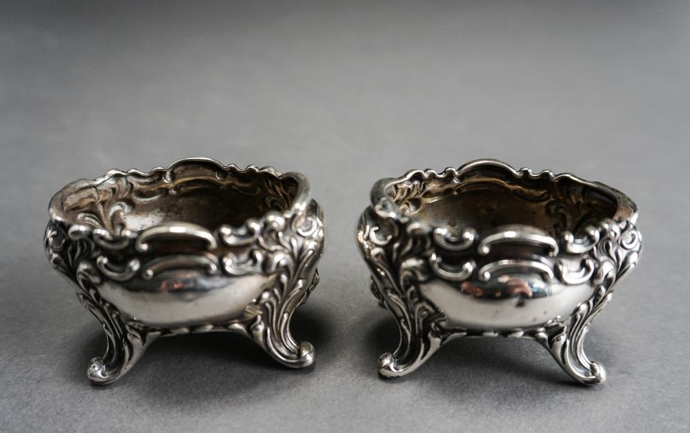 PAIR OF STERLING SILVER OPEN SALTSPair