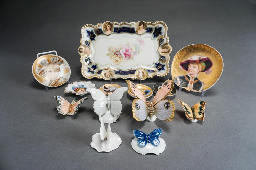 COLLECTION OF SIX GERMAN PORCELAIN 32a9f6
