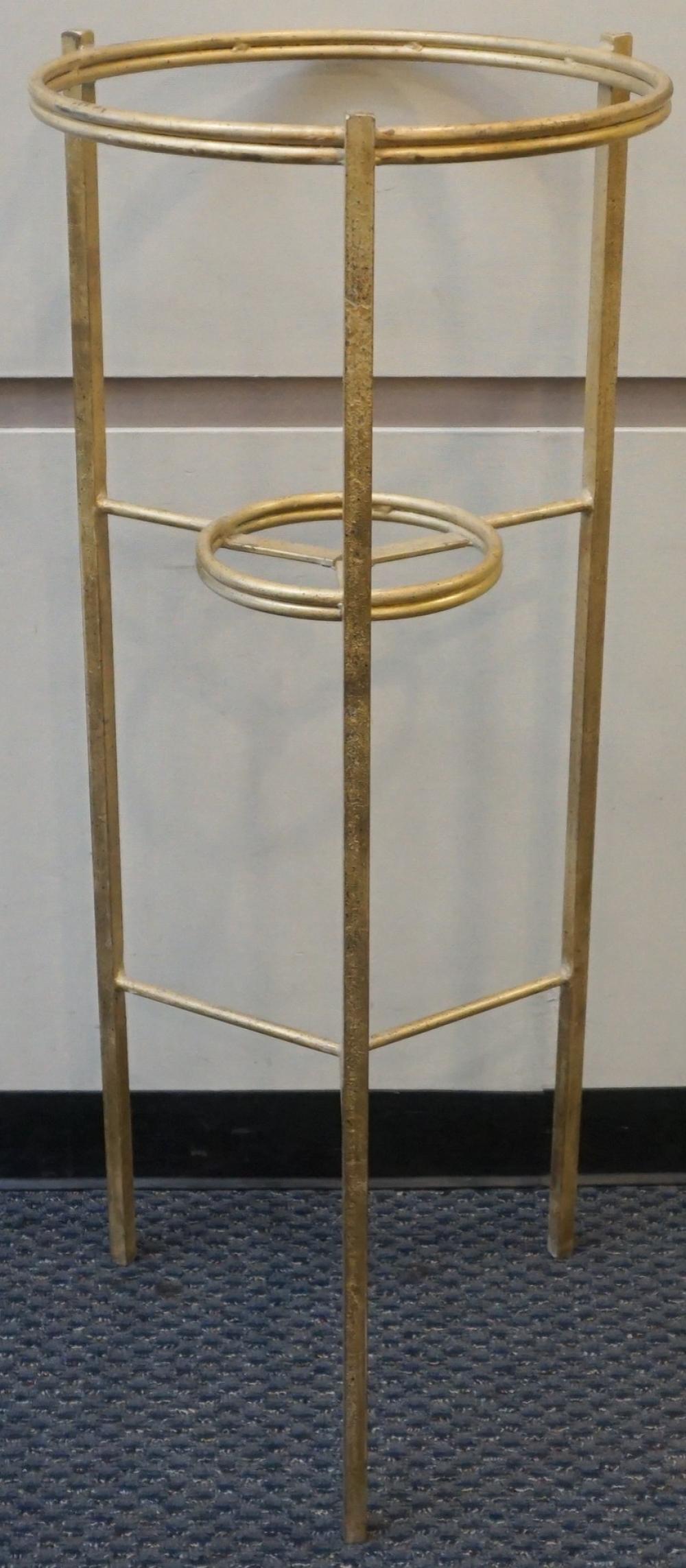 GILT DECORATED METAL TALL BISTRO