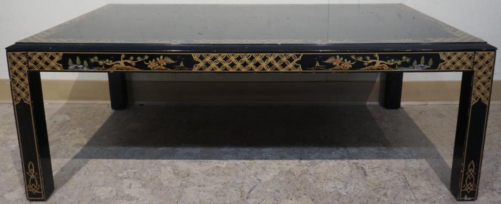 MING STYLE GILT AND BLACK LACQUER