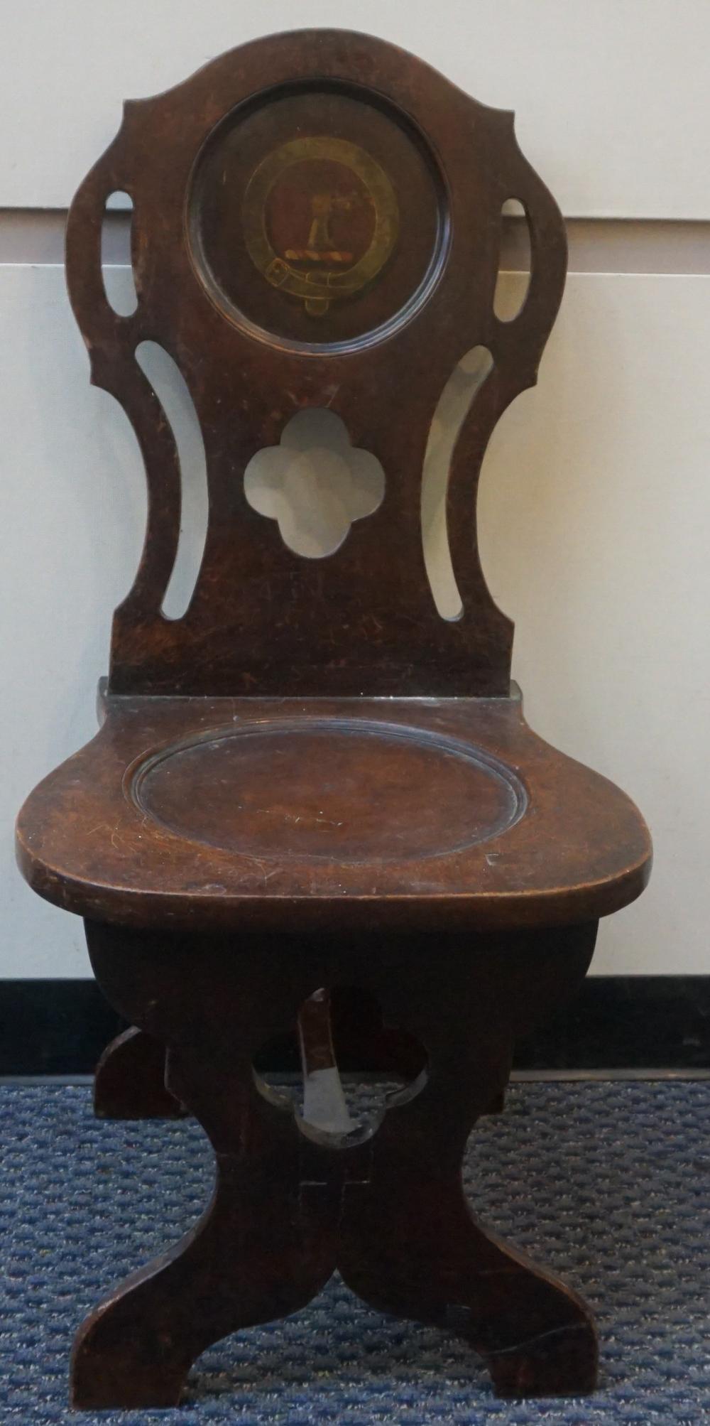 PAINTED MAHOGANY CHAIR H 40 1 4 32aa46