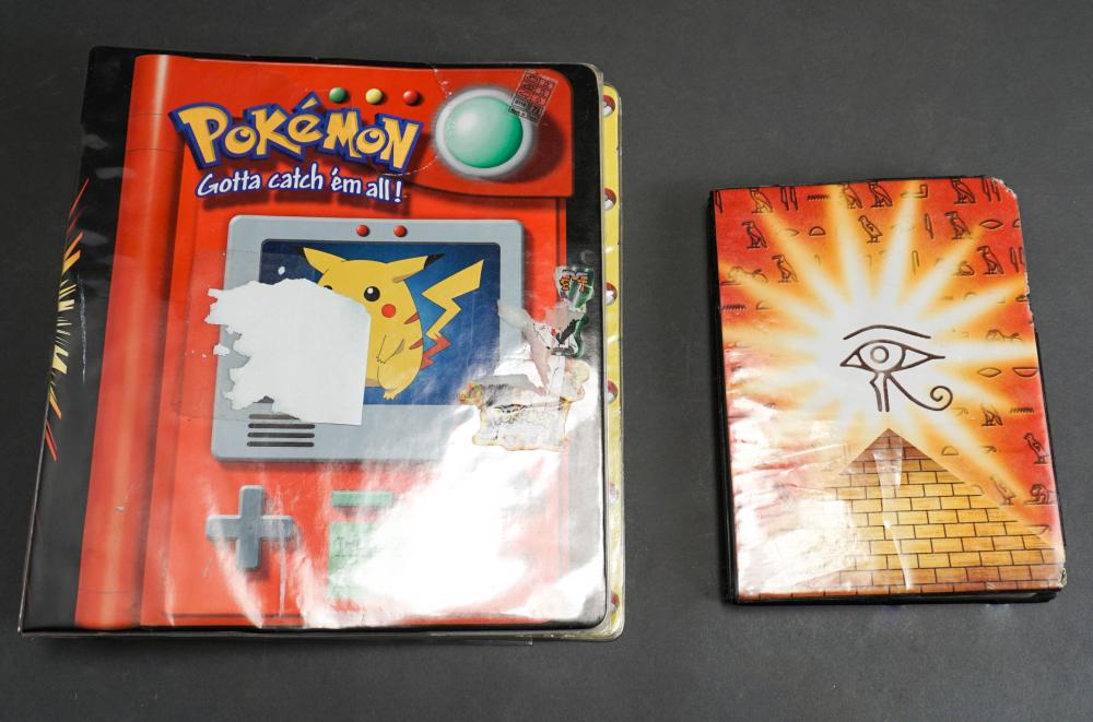 TWO BINDERS OF ASSORTED POKéMON