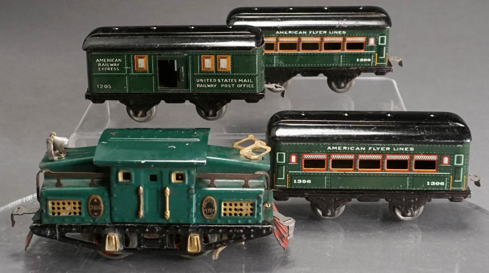 SET OF FOUR AMERICAN FLYER METAL 32aae0