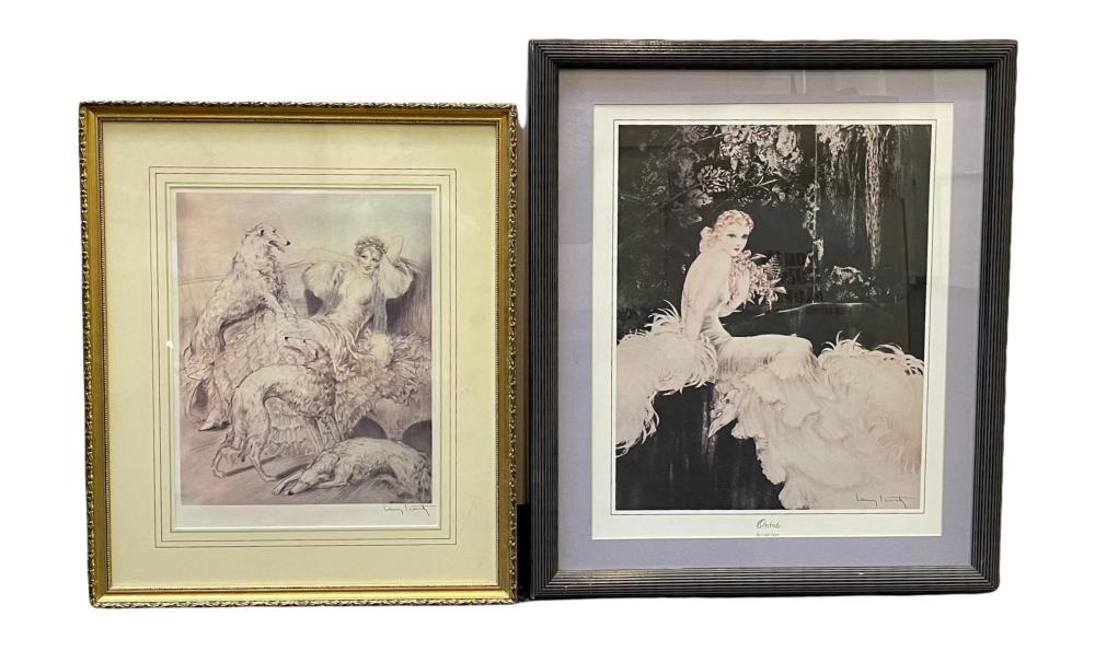 TWO OFFSET PRINTS AFTER LOUIS ICART,