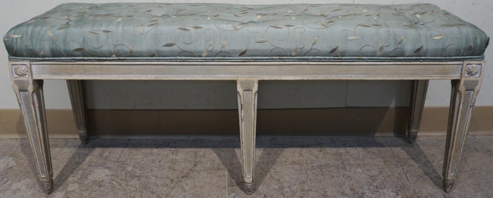 LOUIS XVI STYLE PAINTED AND UPHOLSTERED 32ab3f