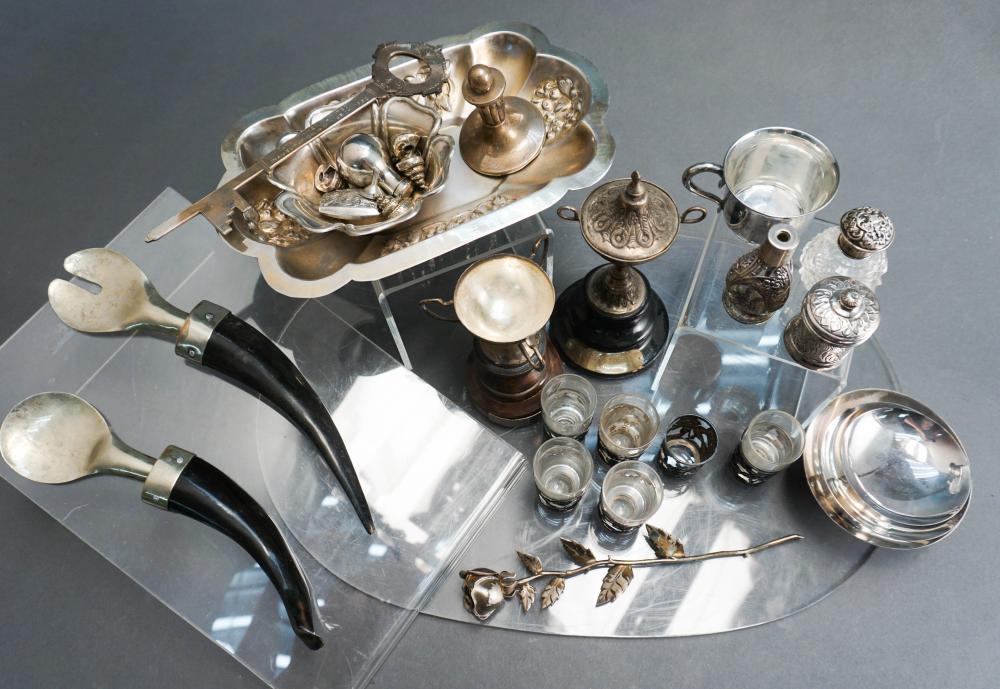 FOREIGN SILVER AND SILVER PLATE