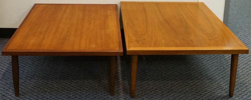 SET OF TWO MID-CENTURY MODERN WALNUT