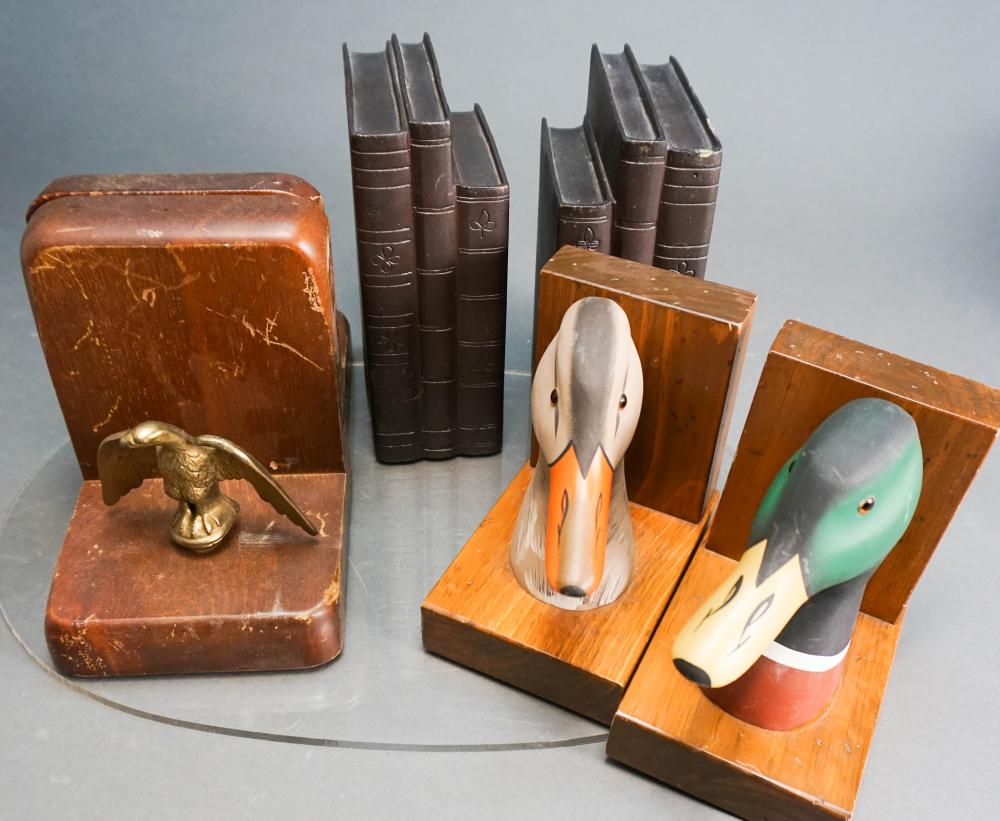 THREE PAIRS OF BOOKENDS: FEDERAL