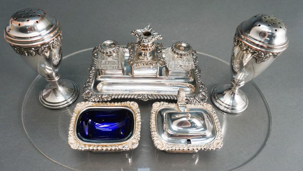 SILVER PLATE TABLE ARTICLES INCLUDING