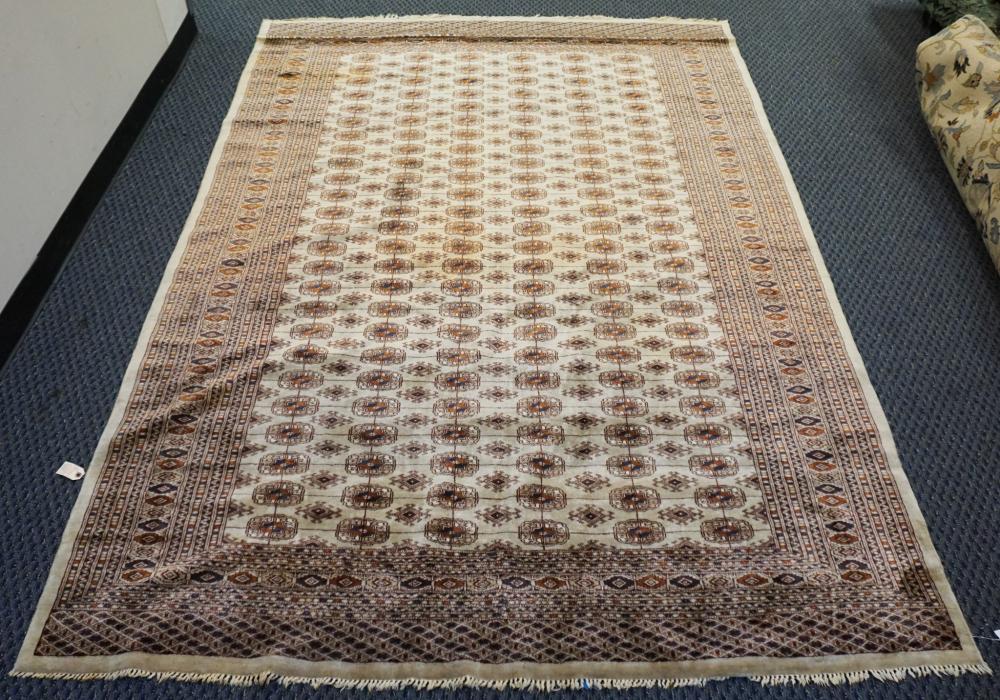 PAKISTAN BOKHARA RUG, 8 FT 9 IN