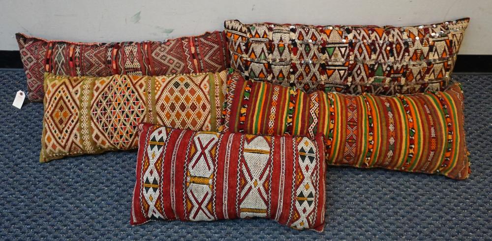 FIVE MIDDLE EASTERN FLATSTITCH