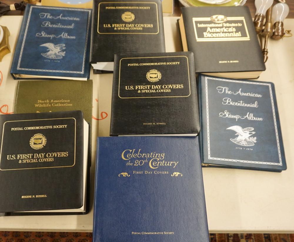 EIGHT VOLUMES OF U.S. FIRST DAY