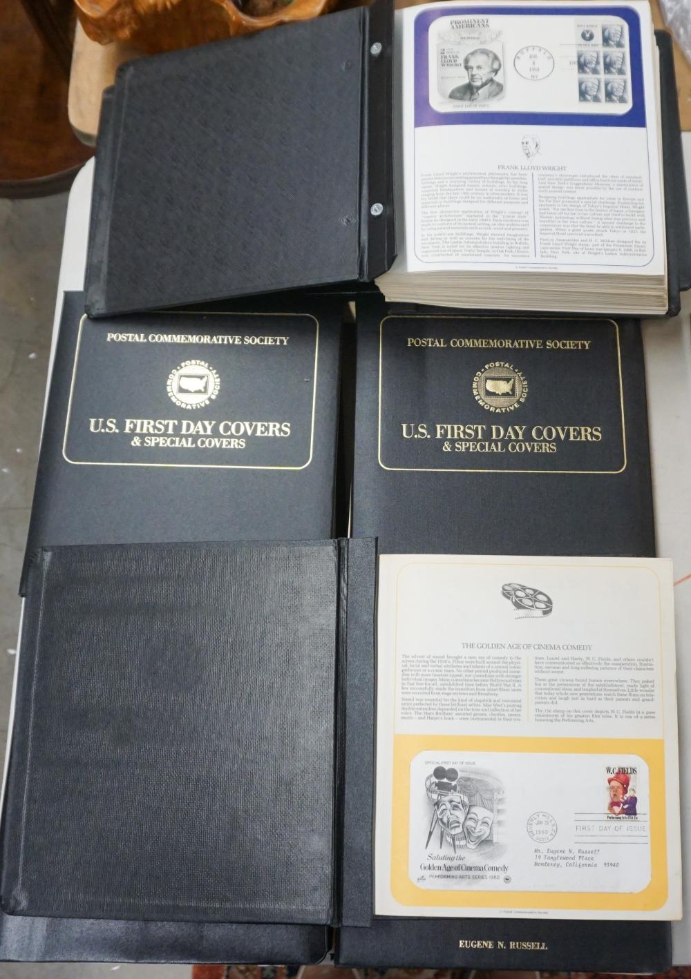 EIGHT VOLUMES OF U.S. FIRST DAY