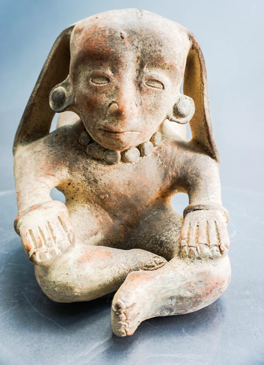 PRE-COLUMBIAN TYPE POTTERY FIGURAL