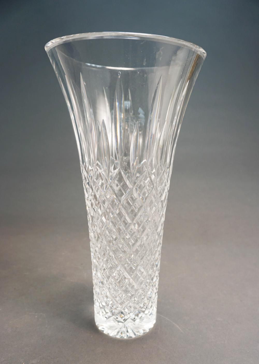 STUART CRYSTAL FLARED RIM VASE 32ad3e