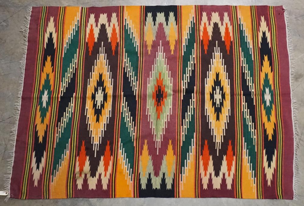 NAVAJO STYLE WEAVING 6 FT 6 IN 32ae02