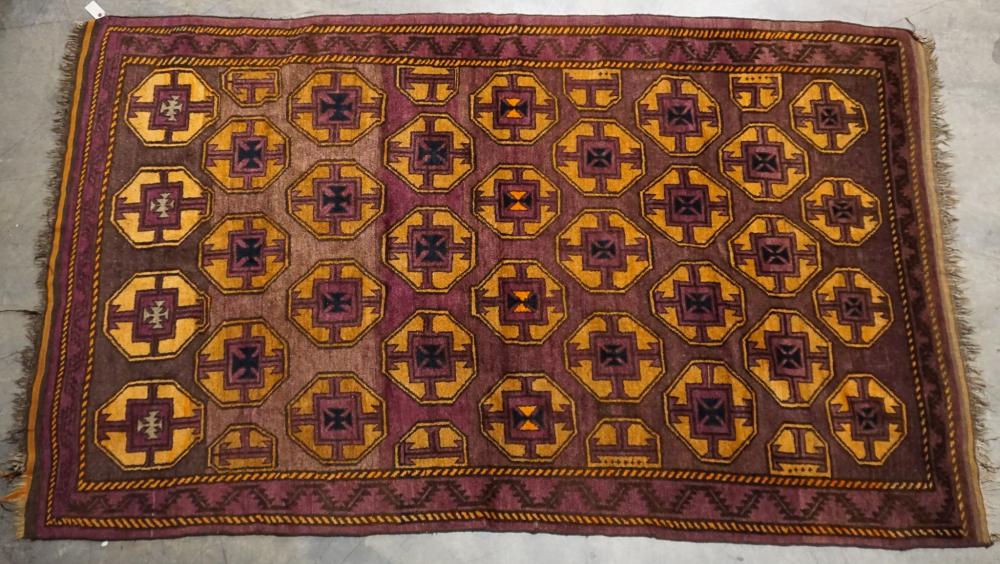 AFGHAN RUG, 8 FT 3 IN X 5 FT 2