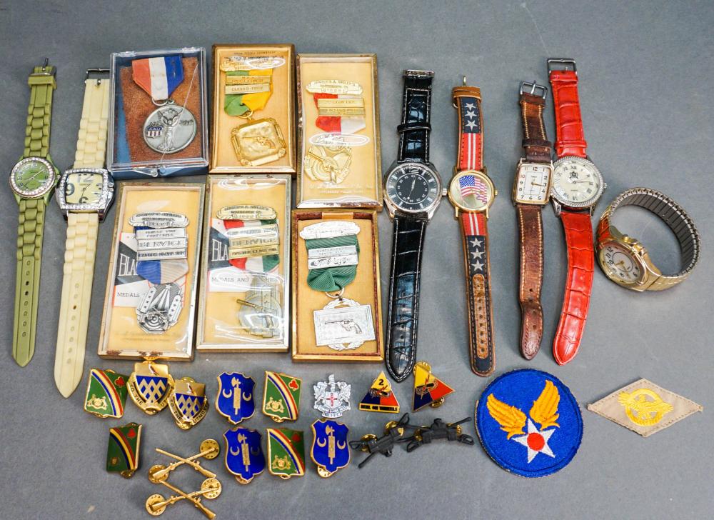 GROUP INCLUDING ASSORTED WRISTWATCHES,