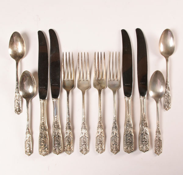 Lot of 12 pieces Westmorland sterling 5116d