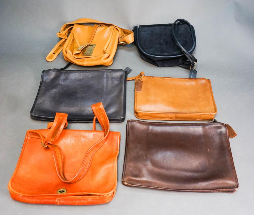 SIX COACH LEATHER PURSESSix Coach