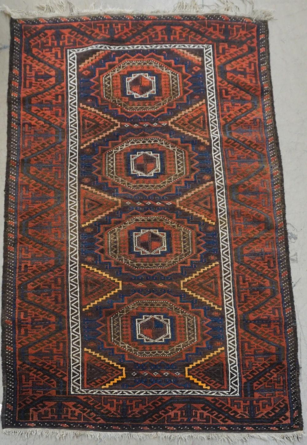 BELOUCHISTAN RUG, 5 FT 4 IN X 3