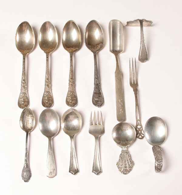 Sterling silver items; four Gorham