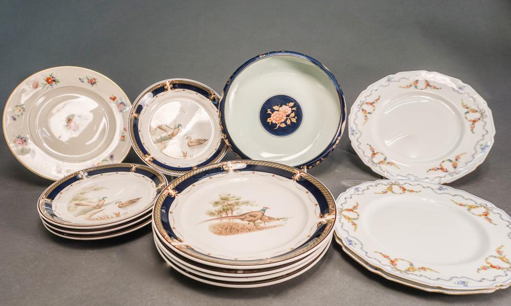 TWELVE ASSORTED PORCELAIN ORNITHOLOGICAL 32ae9a