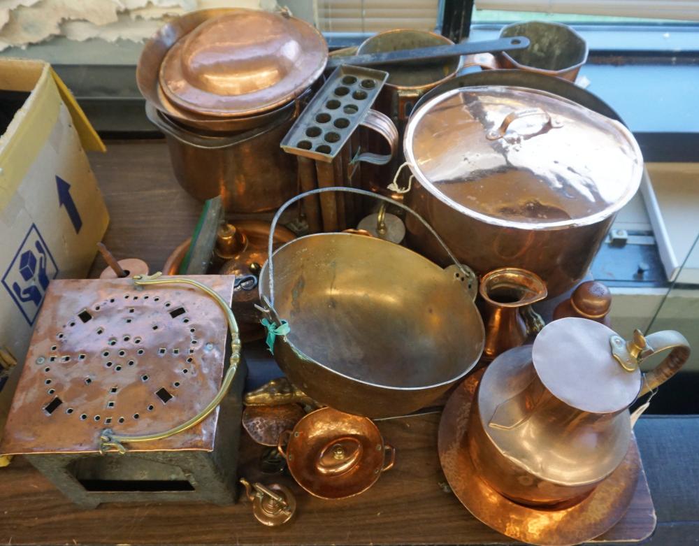 GROUP WITH EUROPEAN COPPER KITCHENWAREGroup