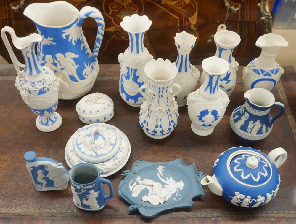 COLLECTION OF MOSTLY ENGLISH STAFFORDSHIRE