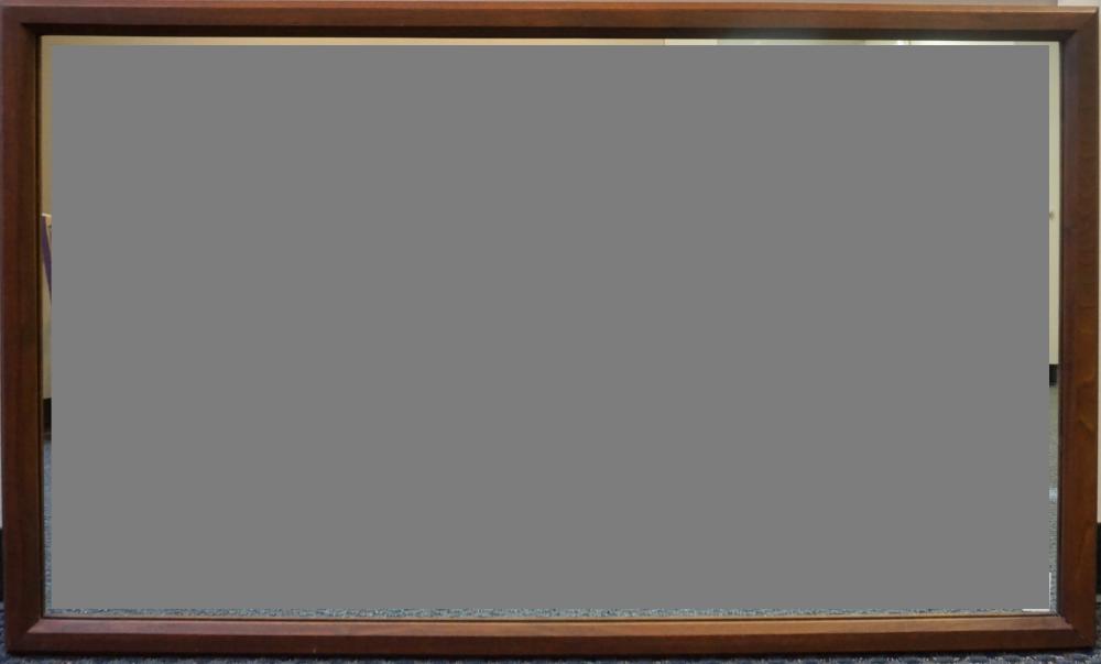 MID-CENTURY MODERN TEAK MIRROR,