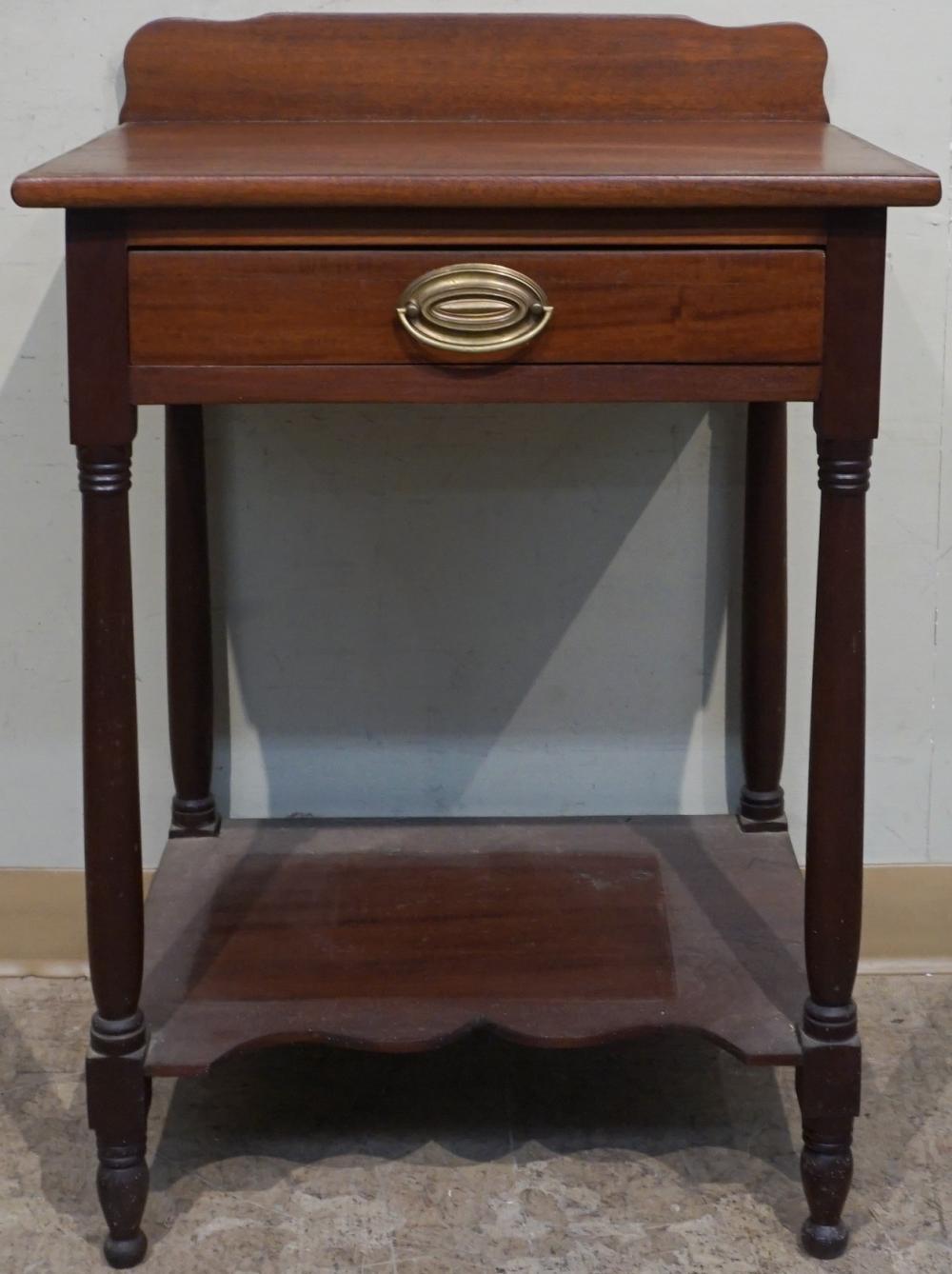 FEDERAL STYLE MAHOGANY SINGLE DRAWER