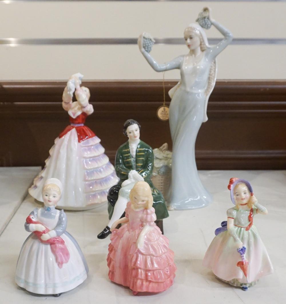 SIX ROYAL DOULTON FIGURES H OF 32b09b